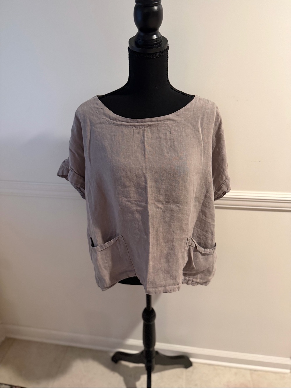 Match Point Linen Top